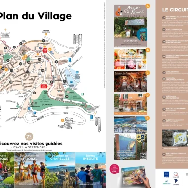 Plan du village Bormes les Mimosas